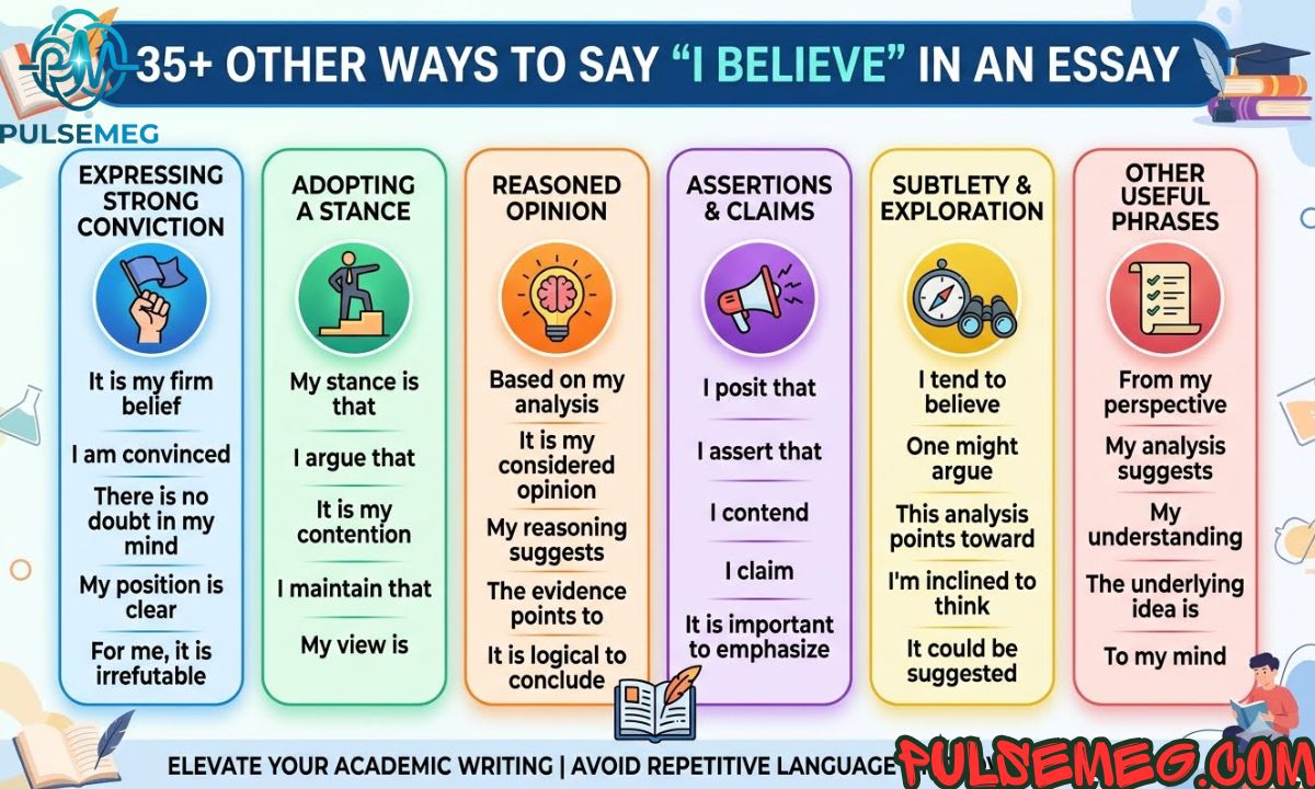 35+ Other Ways to Say “I Believe” in an Essay