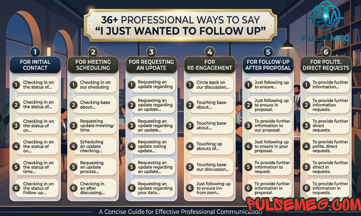36+ Professional Ways to Say “I Just Wanted to Follow Up”
