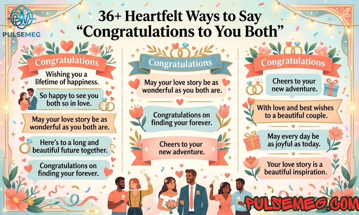 36+ Heartfelt Ways to Say “Congratulations to You Both”
